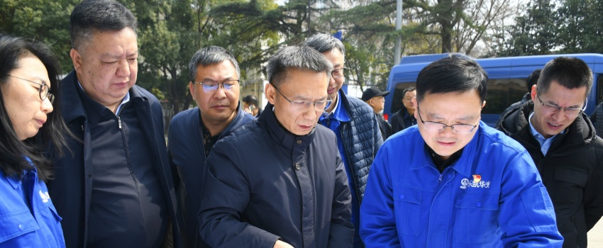 集團公司黨組成員、總會計師陳林到樂凱華光調(diào)研